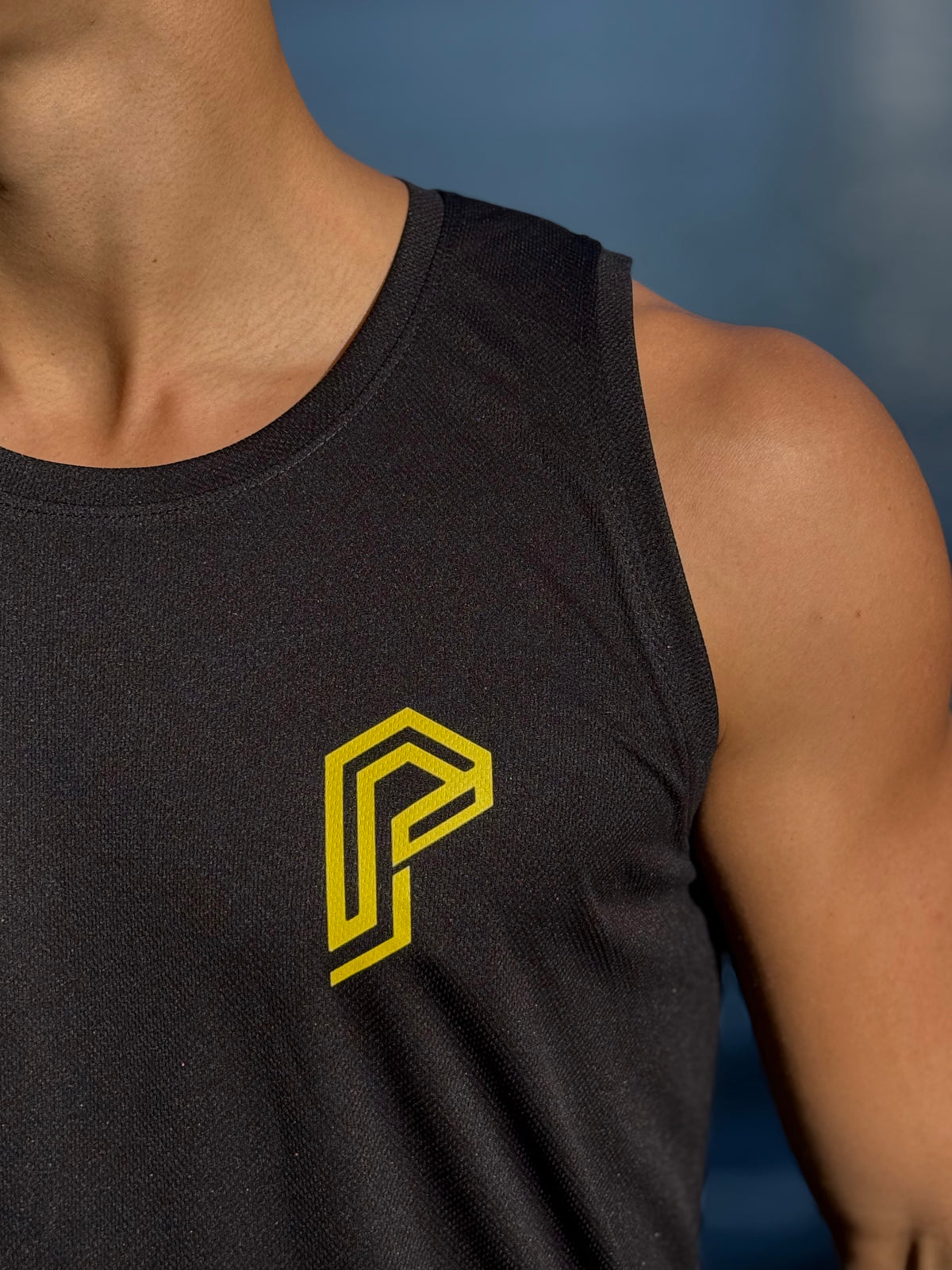 Regata Masculina Dry Fit Tem Que Ter Fome Preta com Proteção UV