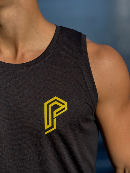 Regata Masculina Dry Fit Tem Que Ter Fome Preta com Proteção UV