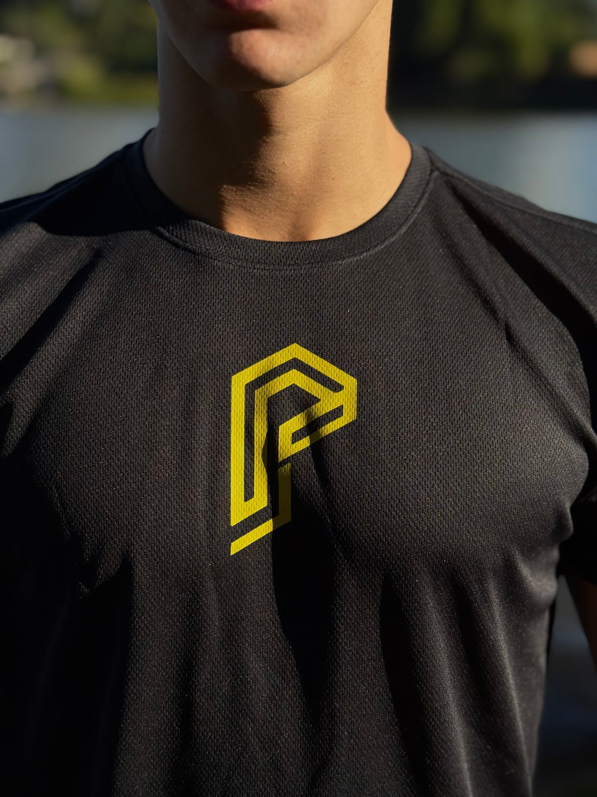 Camiseta Dry Fit Masculina Tradicional Preta