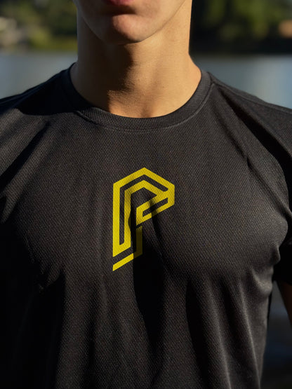 Camiseta Dry Fit Masculina Tradicional Preta